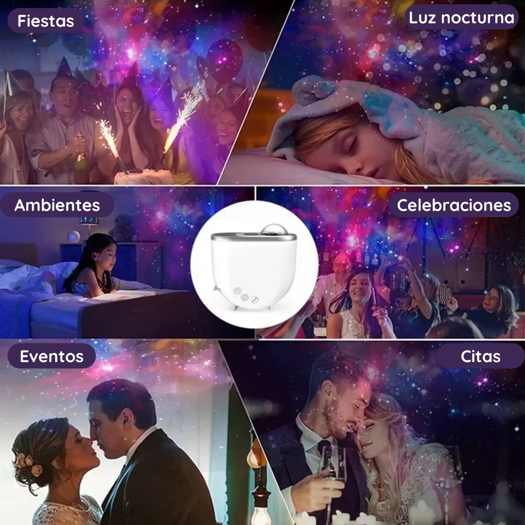 Proyector Galaxia LED  Aurora Borealis