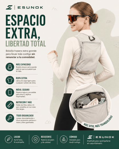 Chaleco de hidratación para running