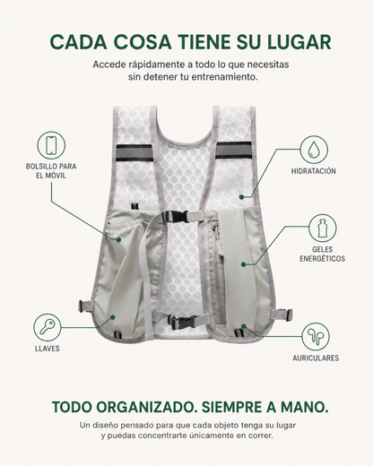 Chaleco de hidratación para running