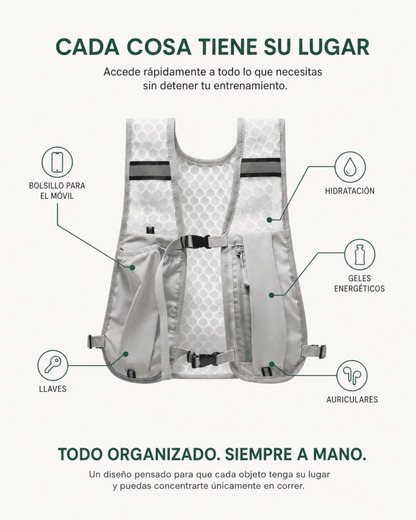 Chaleco de hidratación para running
