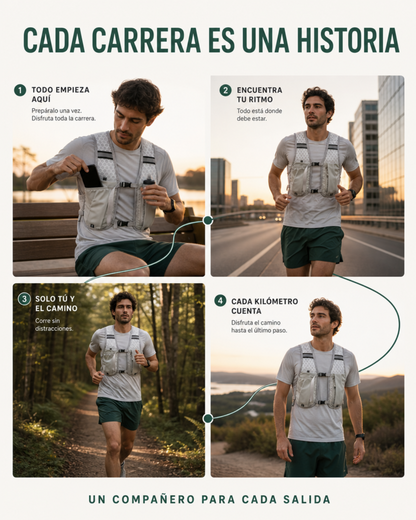 Chaleco de hidratación para running