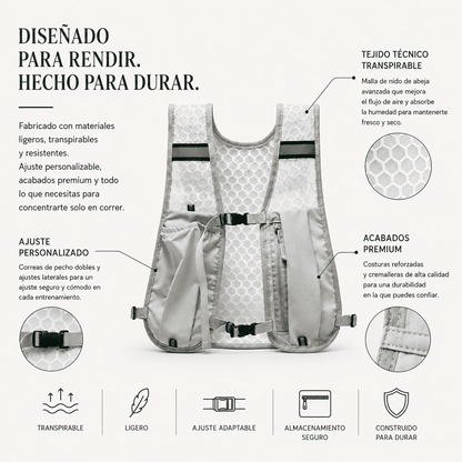 Chaleco de hidratación para running